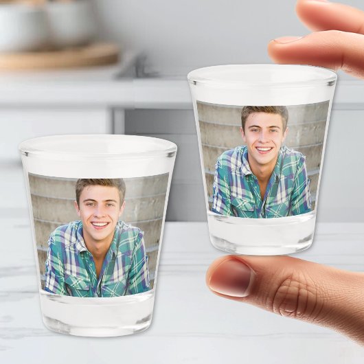 Erstellen Sie Ihr eigenes Foto Schnapsglas