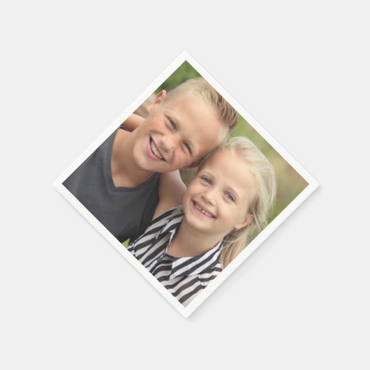 Erstellen Sie Ihr eigenes Foto Serviette (Ecke)