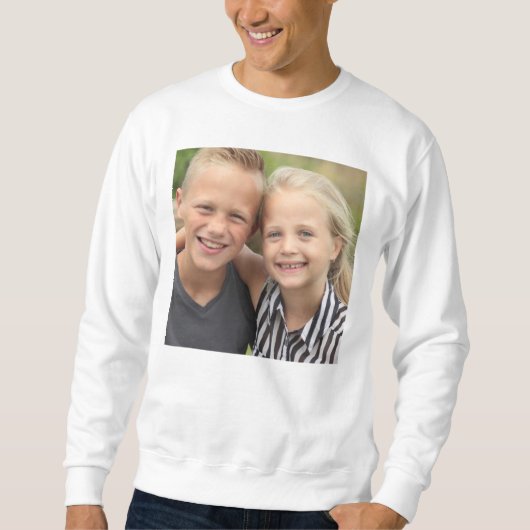 Erstellen Sie Ihr eigenes Foto Sweatshirt (Vorderseite)