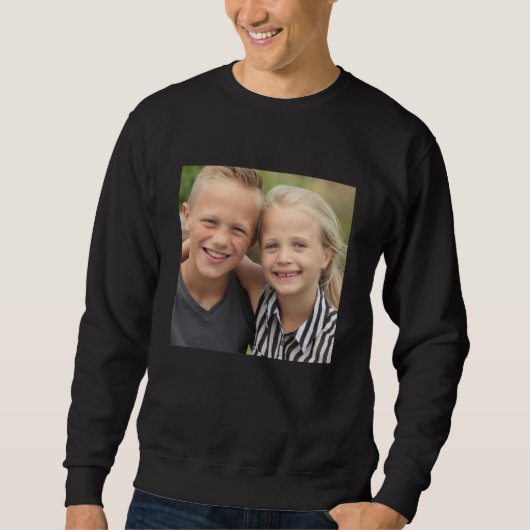 Erstellen Sie Ihr eigenes Foto Sweatshirt (Vorderseite)