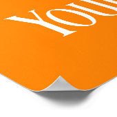 Erstellen Sie Ihr eigenes Foto und Text Poster (Ecke)