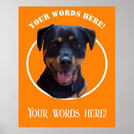 Erstellen Sie Ihr eigenes Foto und Text Poster