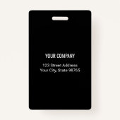 Erstellen Sie Ihr eigenes Foto- und TextAbzeichen Ausweis (Rückseite)