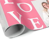 Erstellen Sie Ihr eigenes Foto Valentinstag Gesche Geschenkpapier (Rolleneckpunkt)