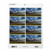 Erstellen Sie Ihr eigenes Foto Versandlabel, Vorla (Vorne)