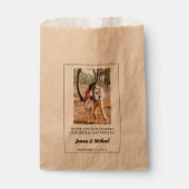 Erstellen Sie Ihr eigenes Foto Vielen Dank Hochzei Geschenktütchen (Vorderseite)