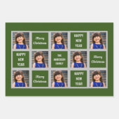 Erstellen Sie Ihr eigenes Foto Weihnachtsfeiertag Geschenkpapier Set (Vorderseite 2)