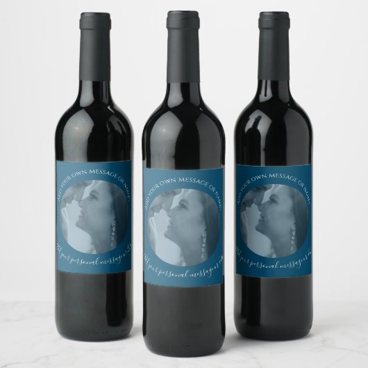 Erstellen Sie Ihr eigenes Foto Weinetikett (Flaschen)