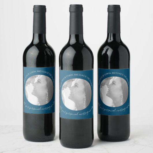 Erstellen Sie Ihr eigenes Foto Weinetikett (Flaschen)