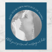 Erstellen Sie Ihr eigenes Foto Weinetikett (Einzelnes Label)