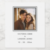 Erstellen Sie Ihr eigenes Foto Weinetikett (Einzelnes Label)