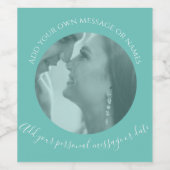 Erstellen Sie Ihr eigenes Foto Weinetikett (Einzelnes Label)