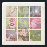Erstellen Sie Ihr eigenes Fotocollage-Glück Steinuntersetzer<br><div class="desc">Erstellen Sie Ihre eigene Foto Collage Zufriedenheit oder Ihren Text mit Ihren quadratischen Bildern (ich beschnitten meine bis 1000 bis 1000)</div>