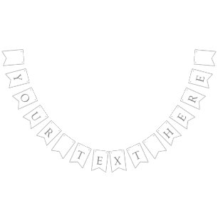 Erstellen Sie Ihr eigenes Frack-Party-Banner Wimpelkette