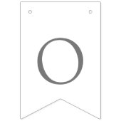 Gestaltbare Schwalbenschwanz Party-Wimpelkette (Dritte Fahne)