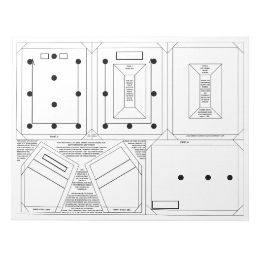 Erstellen Sie Ihr eigenes Frame Button für 2x3 Fot Notizblock (Vorderseite)
