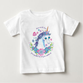 Erstellen Sie Ihr eigenes Funkelnd Blumenmuster un Baby T-shirt