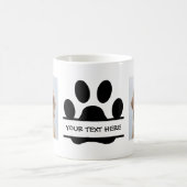 Erstellen Sie Ihr eigenes Funny Paw Print Dog Foto Kaffeetasse (Mittel)