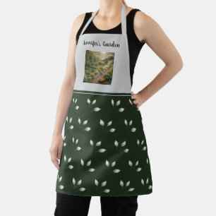 Erstellen Sie Ihr eigenes gartenfoto-monogramm Schürze