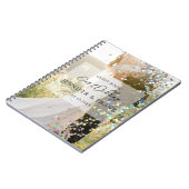 Erstellen Sie Ihr eigenes Gästebuch Hochzeit Moder Notizblock (Linke Seite)