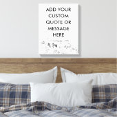 Erstellen Sie Ihr eigenes Gebirgsangebot Leinwanddruck (Insitu (Schlafzimmer))