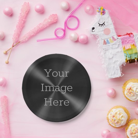 Erstellen Sie Ihr eigenes gebürstetes Radialjet Bl Pappteller (Party)