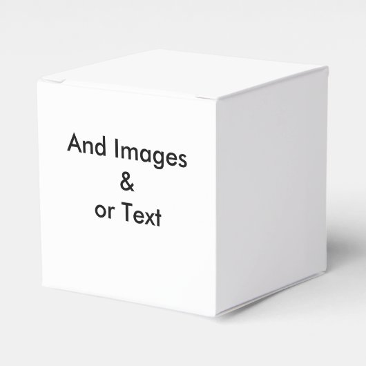 Erstellen Sie Ihr eigenes Gefälligkeitsfeld Geschenkschachtel (Vorderseite)