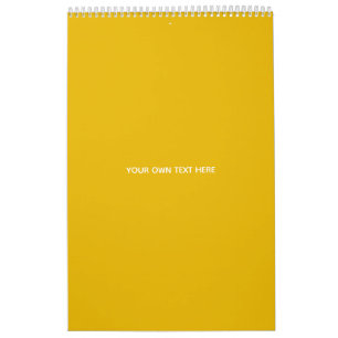 Erstellen Sie Ihr eigenes gelbes individuelles Des Kalender