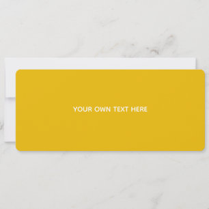 Erstellen Sie Ihr eigenes gelbes individuelles Des Save The Date