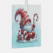 Erstellen Sie Ihr eigenes gemütliches Peppermint W Ornament Aus Glas (Vorderseite Rechts)