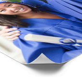 Erstellen Sie Ihr eigenes Gerahmtes Abschluss-Foto Poster (Ecke)