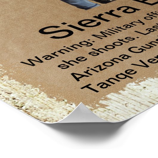 Erstellen Sie Ihr eigenes Gewollt Poster (Ecke)