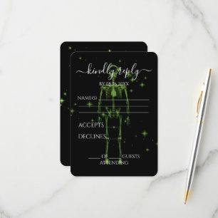 Erstellen Sie Ihr eigenes - glänzendes X-Ray Skele RSVP Karte