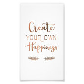 Erstellen Sie Ihr eigenes Glückspilster Fotodruck (Vorne)