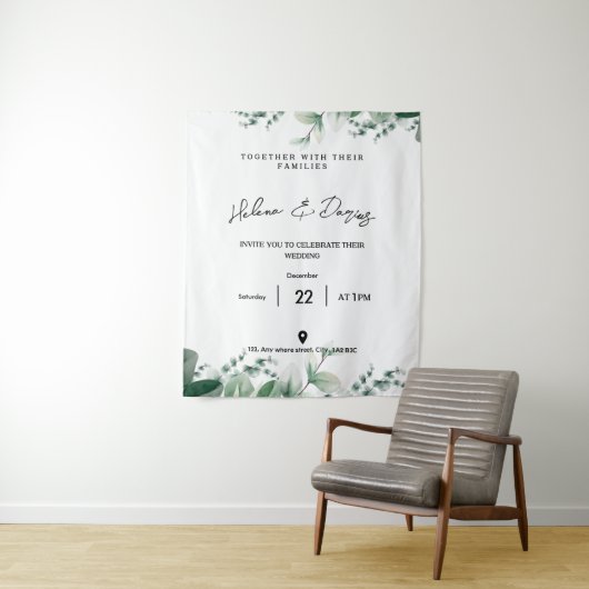 Erstellen Sie Ihr eigenes Go Green Wandteppich (Beispiel)