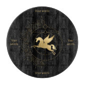 Erstellen Sie Ihr eigenes Gold Arcane Chariot Taro Schneidebrett (Vorderseite)