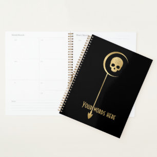 Erstellen Sie Ihr eigenes Gold Arcane Death Tarot Planer