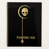 Erstellen Sie Ihr eigenes Gold Arcane Death Tarot Planer (Vorderseite)