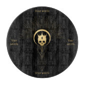 Erstellen Sie Ihr eigenes Gold Arcane Emporer Taro Schneidebrett (Vorderseite)