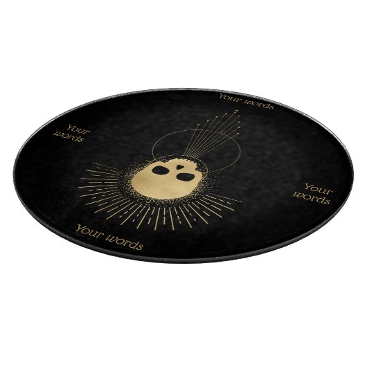 Erstellen Sie Ihr eigenes Gold Arcane Hanged Man T Schneidebrett (Ecke)