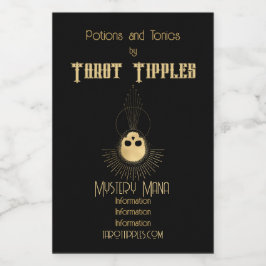 Erstellen Sie Ihr eigenes Gold Arcane Hanged Man T Weinetikett