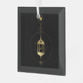 Erstellen Sie Ihr eigenes Gold Arcane Hermit Tarot Ornament Aus Glas (Vorderseite links)
