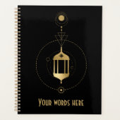 Erstellen Sie Ihr eigenes Gold Arcane Hermit Tarot Planer (Vorderseite)