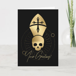 Erstellen Sie Ihr eigenes Gold Arcane Hierophant T Feiertagskarte