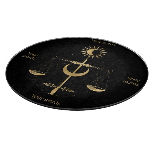 Erstellen Sie Ihr eigenes Gold Arcane Justice Taro Schneidebrett (Ecke)