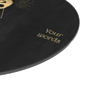 Erstellen Sie Ihr eigenes Gold Arcane Magician Tar Schneidebrett (Ecke)