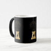 Erstellen Sie Ihr eigenes Gold Arcane Moon Tower T Verwandlungstasse (Vorderseite Links)