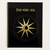 Erstellen Sie Ihr eigenes Gold Arcane Star Tarot Planer (Vorderseite)