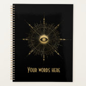 Erstellen Sie Ihr eigenes Gold Arcane Wheel Tarot Planer (Vorderseite)