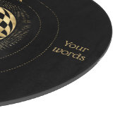 Erstellen Sie Ihr eigenes Gold Arcane World Tarot Schneidebrett (Ecke)